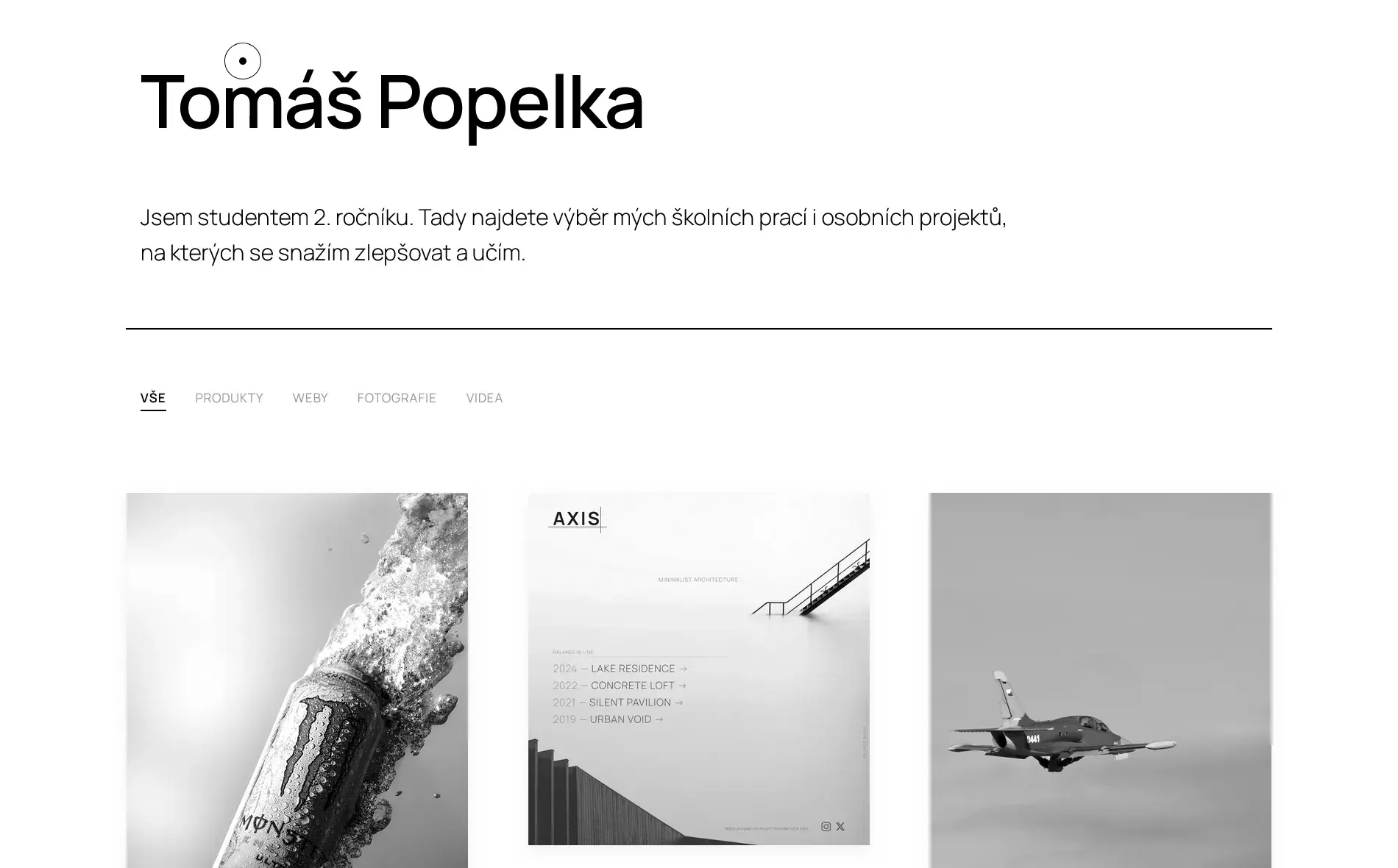 Moderní a interaktivní portfolio webového vývojáře v Next.js